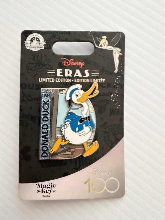 Disney Other - Disney Donald Duck Blue, White & Yellow Enamel Pin - Eras Series brave little